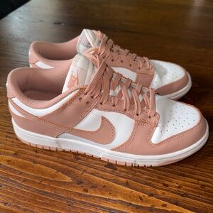 Nike Women's Blush and White Sneakers